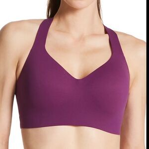 Chantelle High Impact Wirefree Sports Bra, Wireless Top,‎ Purple, Medium, NWT